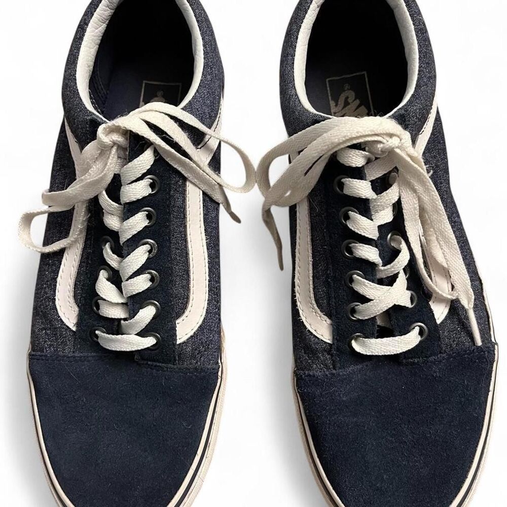 Vans Men's Navy and Blue Trainers
